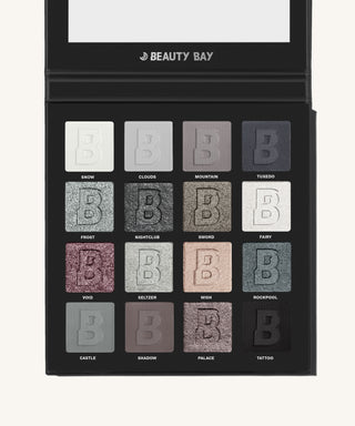 BEAUTY BAY Smoky 16 spalvų paletė, 16 x 1,4 g