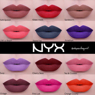 NYX Liquid Suede Cream Lipstick lūpų dažai - 01 Stone Fox, 4 ml