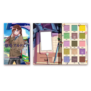 Rude Cosmetics Manga Collection Pressed Pigments & Shadows Palette - Attitude Academia