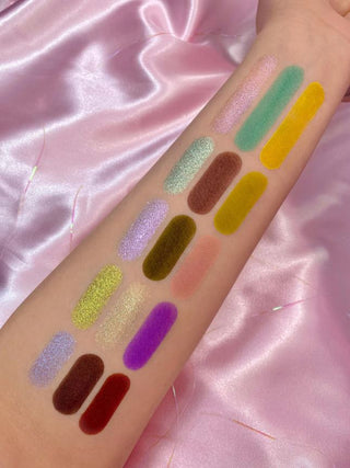 Rude Cosmetics Manga Collection Pressed Pigments & Shadows Palette - Attitude Academia